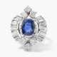 Saphir-Diamant-Ring - фото 1