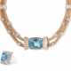Aquamarin-Diamant-Collier mit passendem Ring - фото 1