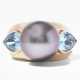Kulturperlen-Aquamarin-Ring - photo 1