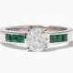 Diamant-Smaragd-Ring - Foto 1