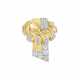 SUZANNE BELPERRON DIAMOND AND GOLD CLIP-BROOCH - photo 1