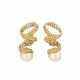 CHANEL COLORED DIAMOND, DIAMOND AND CULTURED PEARL EARRINGS - Foto 1