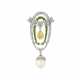 ANTIQUE COLORED DIAMOND, MULTI-GEM AND NATURAL PEARL PENDANT-BROOCH - photo 1
