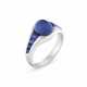 ART DECO SAPPHIRE RING - photo 1