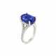 SAPPHIRE AND DIAMOND RING - photo 1