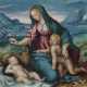 Flämisch (?), 16./17. Jahrhundert. Maria mit dem Kind und dem Johannesknaben - Foto 1