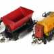 4 Güterwagen Märklin, Spur H0, 1x Tankwagen ESSO m… - Foto 1