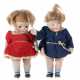 2x Puppen Googly, Biskuitporzellan, 1x 189 3/0 cm,… - photo 1
