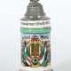 Reservistenkrug Porzellan, 0,5 l, polychrom lithog… - photo 1