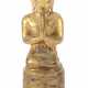 Burmesischer Buddha 19./20 Jh., Holz, geschnitzt, … - Foto 1
