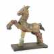 Pferdefigur im Sprung Indien/Rajasthan, 19./20. Jh… - Foto 1