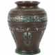Champlevé Vase Japan, um 1900, Messing, patiniert,… - photo 1