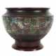Champlevé Vase Japan, 1. Hälfte 20. Jh., Messing, … - photo 1
