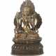 Syamatara Tibet, wohl 18./19. Jh., Bronze, Reste e… - Foto 1