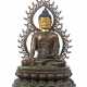 Buddha Shakyamuni Tibet, 19. Jh., Bronze, zweiteil… - photo 1