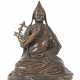 Lama Tibet, ca. 17. Jh., Bronze, auf einem felsena… - photo 1