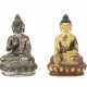2 kleine Buddhas Shakyamuni Wohl Nepal, 20. Jh., e… - photo 1