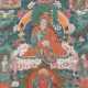 Thangka mit Padmasambhava Tibet, 18./19. Jh., zent… - фото 1