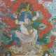 Thangka des Vajrapana mit Gefährtin Tibetisch-Chin… - Foto 1