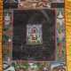 Thangka mit Windpferd Wohl Tibet, 19./20. Jh., zen… - Foto 1