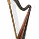 Pedal-Harfe wohl um 1780, diverse Hölzer, teilw. f… - Foto 1