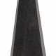 Obelisk polierter, schwarzer Stein als 6-seitige S… - photo 1