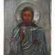 Ikone ''Christus Pantokrator'' mit Silberoklad Rus… - photo 1