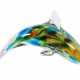 Tierfigur ''Delfin'' 2. Hälfte 20. Jh., farbloses … - Foto 1