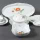7-tlg. Meissen-Konvolut 1850-1924, Porzellan, glas… - photo 1