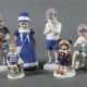 8 variierende Porzellanfiguren 6x Porzellanmanufak… - photo 1