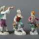 3 variierende Meissen-Figuren Nach 1934, Porzellan… - Foto 1