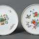 Paar Meissen-Wandteller mit Indischmalerei 1972-80… - photo 1