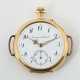 Taschenuhr 20. Jhr., IWC, Gelbgold 750, punziert, … - Foto 1