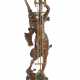 Große Mysterieuse-Pendeluhr mit Figurenstand wohl … - photo 1