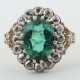 Ring um 1930, Entourage-Ring mit mittig wohl Turma… - photo 1