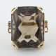 Ring mit Rauchtopas 1950er Jahre, Gelbgold 585, ca… - фото 1