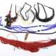 8 Colliers 20. Jh., verschiedene Materialien, Mode… - фото 1
