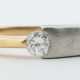 Ring mit Diamant modern, Platin 900/Gelbgold 585, … - фото 1
