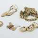 Konvolut Goldschmuck modern, best. aus 3 Paar Ohr… - photo 1