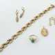 Konvolut Schmuck modern, best. aus 2 Paar Ohrringe… - photo 1