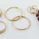 Konvolut Schmuck modern, Gelbgold 585, punziert, b… - photo 1