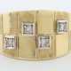 Ring mit Brillanten modern, besetzt mit vier 8-kan… - photo 1
