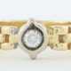Ring modern, besetzt mit weißem Stein, Gelbgold/We… - photo 1
