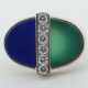 Ring mit Steinen modern, Hersteller Juwelier Schil… - photo 1