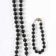 Set Kette und Armband modern, wohl Onix-Perlen im … - photo 1