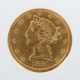 5 Dollar-Goldmünze ''Half Eagle'' USA, 1881, Gelbg… - фото 1