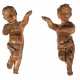 Bildschnitzer des 18. Jh. Zwei Putto-Figuren, Holz… - photo 1