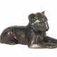 Bildhauer des 20. Jh. ''Löwe'', Bronze patiniert, … - photo 1
