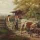 Heß, J. J. Maler des 19. Jh.. ''Bauernfamilie'', v… - photo 1