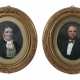 Maler des 19./20. Jh. Paar Portraits, ''Damenportr… - photo 1